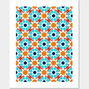 Arabic pattern Posters and Art